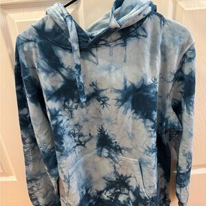 Paperbacks Blue Tie-Dye Hoodie - size M